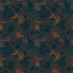 Burnt Umber Floral, 2015 (illustrativt upprepningsmönster)