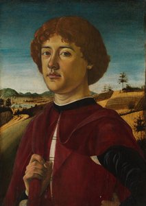 Porträtt av en ung man, troligen ca. 1470.