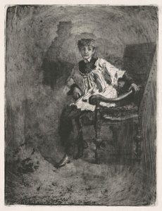 Sittande Acolyte, c. 1872.