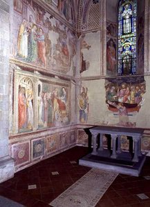 The Life of the Virgin, freskcykel från ett absidkapell av Bicci di Lorenzo