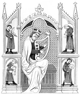 Musikkonsert, 1200-talet 1849. av Bisson and Cottard