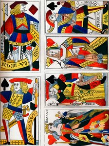 Spelkort, 1500-talet, 1849.