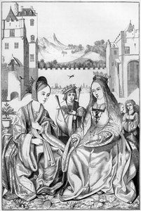 Sankta Katarina av Alexandria, 1400-talet 1849. av Bisson and Cottard