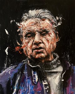 Francis Bacon, c.2021 (Akryl på duk)