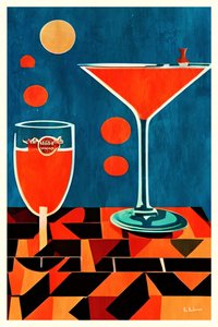 Retro-cocktailbord av Bo Anderson