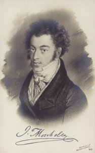 Porträtt av Porträtt av Ignaz Moscheles av Bohemian School