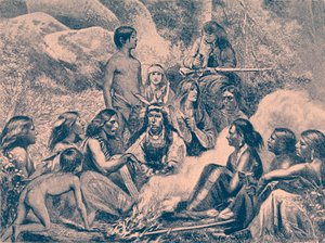 Navajo indiskt läger