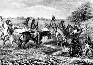 Navajoindianer på spåren