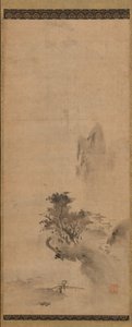 Splashed-Ink Landscape, tidigt 1500-tal. av Bokusho Shusho