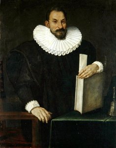 Porträtt av en gentleman, sägs vara Filippo Massini (1559-1617) c.1690 (olja på duk)