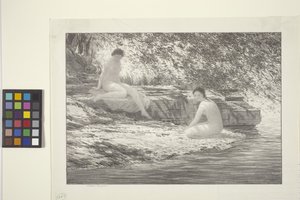 レイクレディース（紙にインク）スウェーデン語