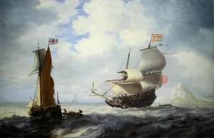 A Marine (olja på duk)