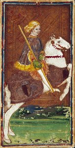 Karta över Tarot-spelet i familjen Visconti av Bonifacio Bembo (1420-1482), mitten av 1400-talet - Bergamo, Galleria dell