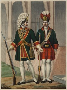 Grenadierer från Preobrazhensky-regementet 1732-1738, början av 1840-talet