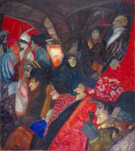 Cabaret Black Cat, 1913 av Boris Dmitrievich Grigoriev