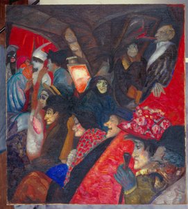Cabaret Black Cat i Paris av Boris Dmitrievich Grigoriev