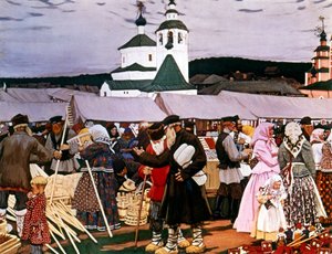 Rättvis av Boris Mikhailovich Kustodiev