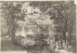 Landskap med Sankt Stefans martyrskap av Boëtius Adamsz. Bolswert