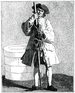 En brunnsrenare, 1737-1742. av Bouchardon