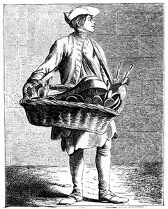 Köp hela skedar och späcknålar!, 1737-1742.