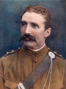 Överstelöjtnant DM Lumsden, brittisk soldat, 1902. av Bourne and Shepherd