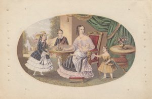 Hennes Majestät Drottning Victoria med familj