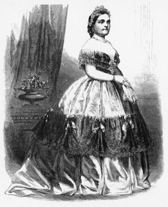 Mrs Lincoln, ca 1860-talet.