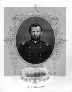 Ulysses S Grant, amerikansk general och USA:s 18:e president, 1862-1867.