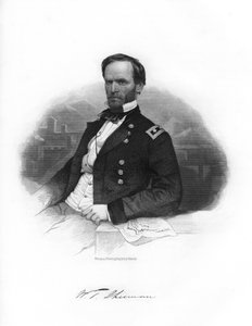 William Tecumseh Sherman, förbundsgeneral, 1862-1867.