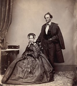 [Senator och fru James Henry Lane], 1861-66. av Brady and Co