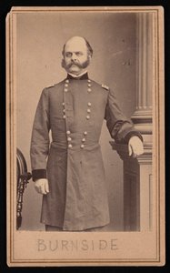 Porträtt av Ambrose Everett Burnside 1824-1881, cirka 1860-talet.