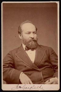 Porträtt av James Abram Garfield 1831-1881, före 1876. av Brady