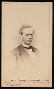 Porträtt av Lyman Trumbull 1813-1896, mellan 1862 och 1869. av Brady