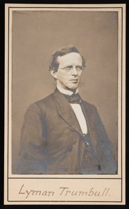 Porträtt av Lyman Trumbull 1813-1896, mellan 1864 och 1868. av Brady