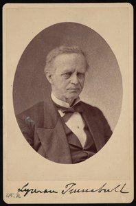 Porträtt av Lyman Trumbull 1813-1896, mellan 1868 och 1881. av Brady
