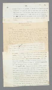 Sida 93, Kapitel 5, Del av Dr Sewards grammofondagbok som beskriver hans patient, Renfield, från Bram Stokers maskinskrivna originalmanuskript av 