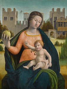 Bramantino - MADONNA OCH BARN