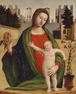 Madonna och barn, före 1508.