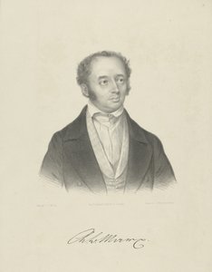 Porträtt av Adolph Bernhard Marx 1795-1866, ca. 1830-1840.
