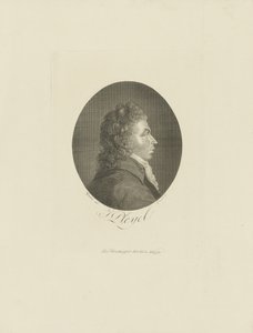 Porträtt av kompositören Ignace Pleyel 1757-1831, ca. 1800.
