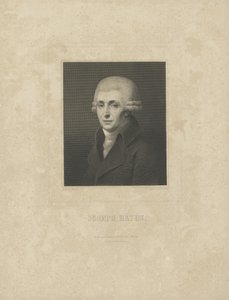 Porträtt av kompositören Joseph Haydn 1732-1809, ca. 1827.