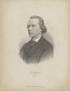 Porträtt av pianisten och kompositören Carl Heinrich Carsten Reinecke 1824-1910, ca. 1850