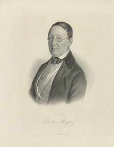 Porträtt av pianisten och kompositören Charles Mayer 1799-1862, ca 1854.