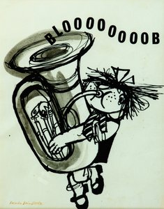 Blooooob! (bläck på papper)