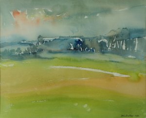 Misty Morning, 1981 (wc på papper) av Brenda Brin Booker