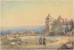Kyrkan Santa Barbara av British 19th Century