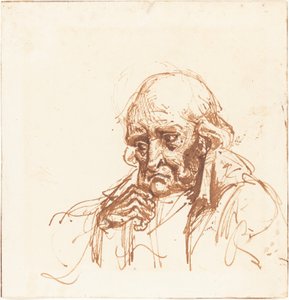 Chef för en gammal man av British 19th Century