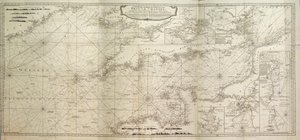 En ny hydrografisk undersökning av den brittiska kanalen, med en del av Atlanten så långt som till Cape Clear, förbättrad från det stora sjökortet av den avlidne Thomas Jeffery