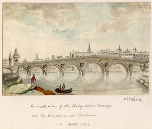 En serie skisser, vyer i Storbritannien, kontinenten och Amerika 1772-1778 (akvarell) av British School