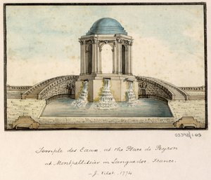 En serie skisser, vyer i Storbritannien, kontinenten och Amerika 1772-1778 (akvarell) av British School